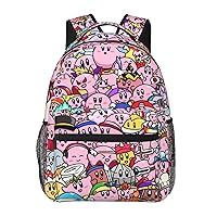 Cartoon Backpack Travel Casual Daypack Gaming Character Bookbag Adjustable Shoulder Bag For Boys Girls Gift