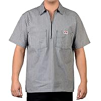 Ben Davis Men's Half Zipper Shirt