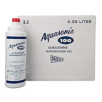 Aquasonic 26354 Ultrasound Gel, 0.25 Liter, Pack of 12
