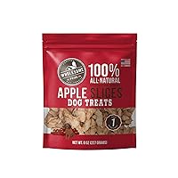 Wholesome Pride Apple Slices 100% All-Natural Single Ingredient, Soft, USA-Sourced Dog Treats, 8 oz