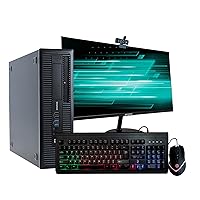 Dell Optiplex 7040 Desktop Computer | Intel i7-6700 (3.4) | 16GB DDR4 RAM | 1TB SSD Solid State | Windows 10 Professional | New 24in LCD Monitor | Home or Office PC (Renewed)