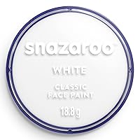 Snazaroo Classic Face and Body Paint, 18.8g (0.66-oz) Pot, White