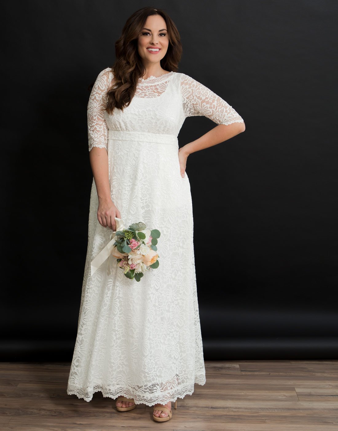 Kiyonna Women's Plus Size Sweet Serenity Wedding Gown