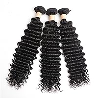 8A Hair Extension Chinese Virgin Remy Human Hair Bundles Deals Deep Wave Curly Weave 3pcs/lot 300gram Natural Colour 10
