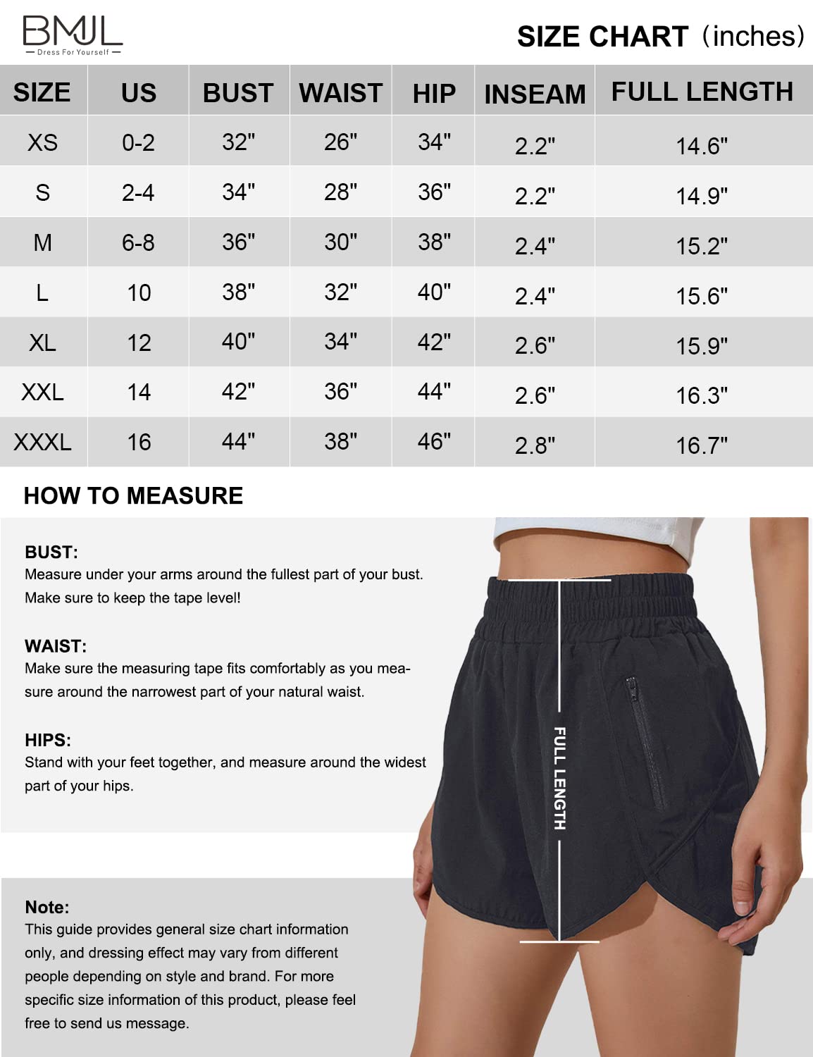 BMJL Women's Running Shorts Elastic High Waisted Shorts Pocket Sporty Workout Shorts Quick Dry Athletic Shorts Pants