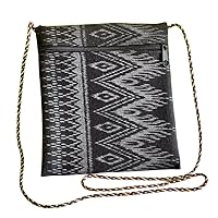 PANISA : Thai fabric patten Make in Thailand - Thai bags - Shoulder bag - Crossbody - Tote - Messenger bag - Hippie - Hobo (Moo Hao)