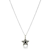 Satya Jewelry Star Bezel Pendant Necklace