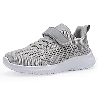 BXYJDJ Kids Boys Girls Running Shoes Comfortable Lightweight Breathable Slip on Sneakers Athletic Tennis Shoes