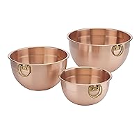 Cuisinart CCMB-3P 3 pc. Copper Mixing Bowl Set