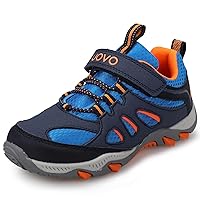 UOVO Boys Shoes Water Resistant Hiking Boots Kids Outdoor Walking Shoes Non Slip Ankle Athletic Sneaker Anti Collision Size 9.5 Toddler to 4.5 Big Kids