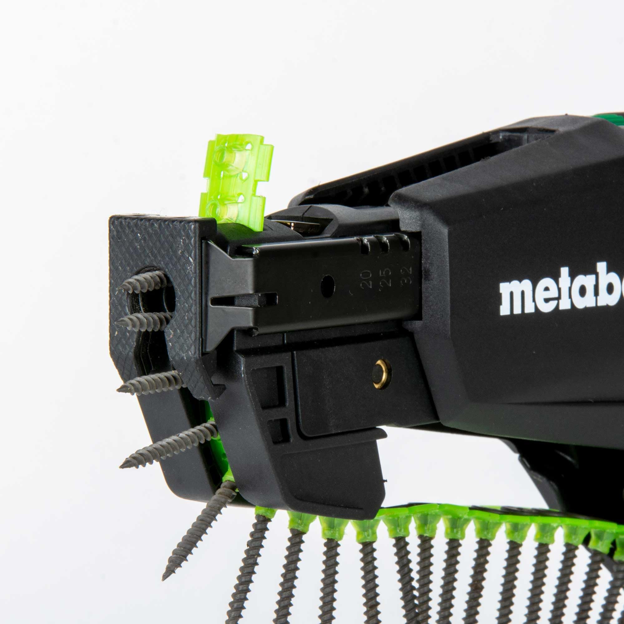 Metabo HPT Cordless 18V MultiVolt™ Drywall Screw Gun Kit | Includes Collated Screw Magazine Attachment | Includes 1-18V 2.0 Ah Battery | Lifetime Tool Warranty | W18DAQB
