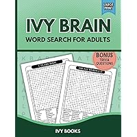 Ivy Brain Word Search for Adults: Bonus Trivia Questions