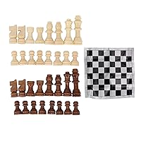 32 Pcs Chess Pieces Chess Game Figurine Pieces Replacement for Family Gatherings Party Games Chess, Chess Pieces Chess Pieces Replacement Chessmen Pieces Only Chess Game Figurine Pieces Chess Fig