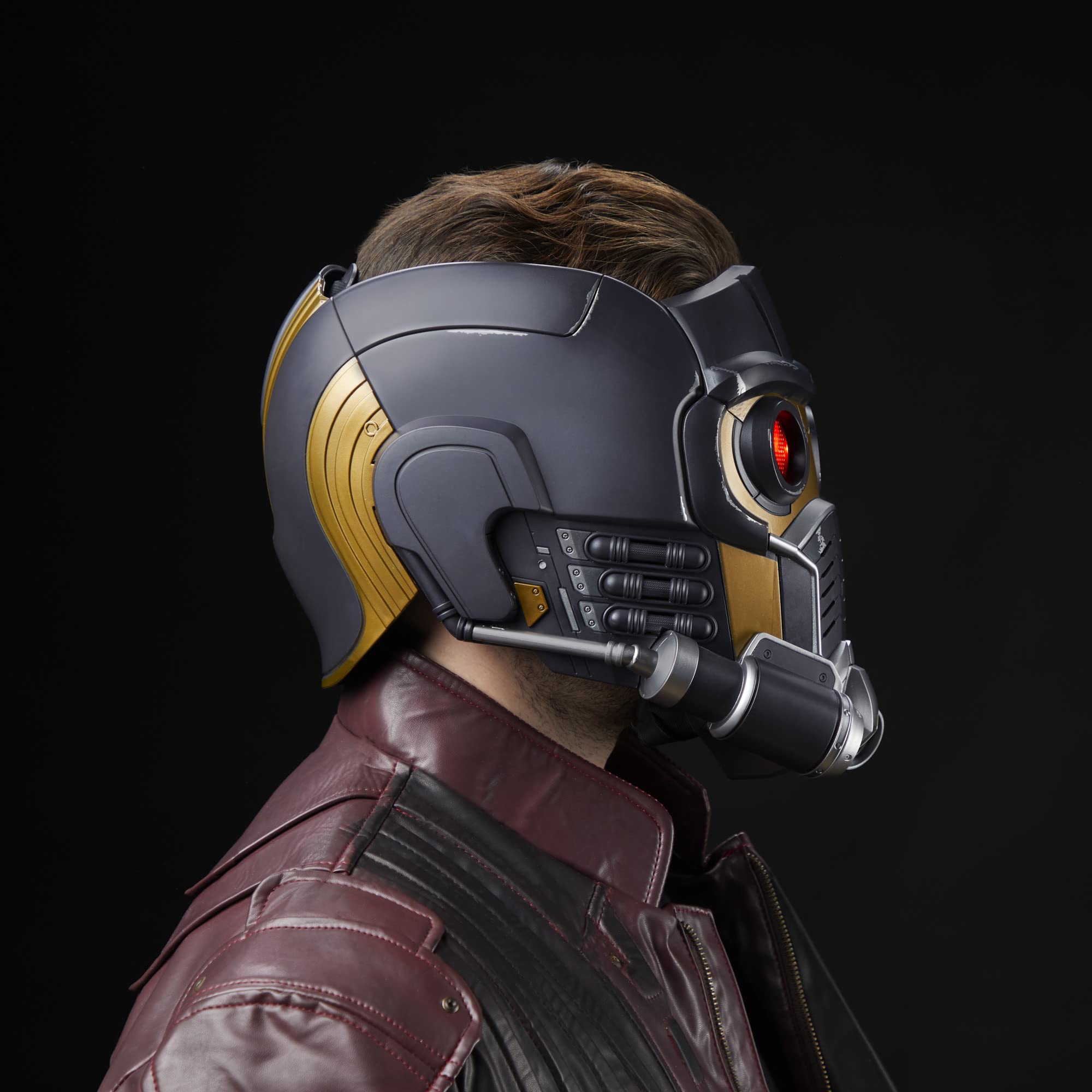 Marvel Legends Series Star-Lord Premium Electronic Roleplay Helmet with Light and Sound FX, Guardians of The Galaxy Adult Roleplay Gear