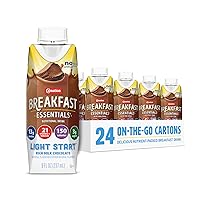 Light Start Ready-to-Drink, Rich Milk Chocolate, 8 Fl OZ Carton (Pack of 24) (Packaging May Vary)