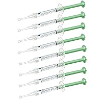 Opalescence 15% - Gel Syringes Teeth Whitening Refill Kit - Low Sensivity (4 Packs / 8 Syringes) - Carbamide Peroxide - Cool Mint- Made in The USA by Ultradent - Tooth Whitening 5195-4