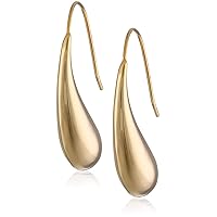 Amazon Collection Sterling Silver Teardrop Earrings