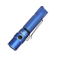 ThruNite TT20 Rechargeable Flashlight, Momentary-on Tail Switch, High 2526 Lumens Bright Output Turbo Mode, USB C Rechargeable, 258 Meters Beam Distance, for Hunting, Hiking - Blue CW
