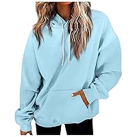 2023 Fashion Winter Hoodies For Women Casual Plus Size Sweatshirts For Women Loose Fit Tunic Pullover For Women