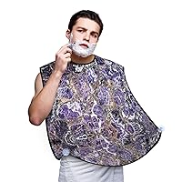 Mexican Otomi Animals Print Beard Bib Beard Apron Beard Hair Catcher For Men Shaving Waterproof Beard Cape