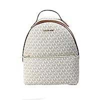 Michael Kors Sheila Medium Logo Backpack (Vanilla)