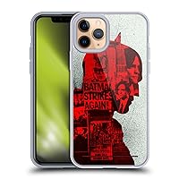 Head Case Designs Officially Licensed The Batman Collage Neo-Noir Graphics Soft Gel Case Compatible with Apple iPhone 11 Pro and Compatible with MagSafe Accessories