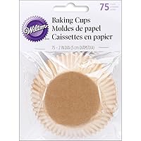 Unbleached Standard Baking Cups, 75 Count