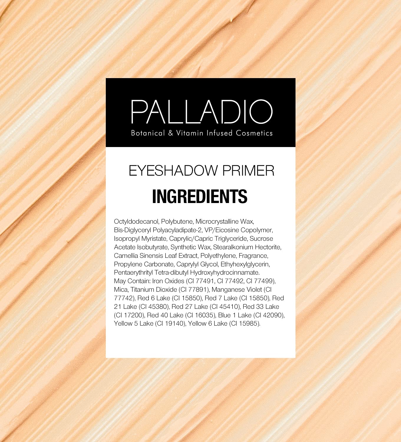 Palladio Eyeshadow Primer, Eliminates Creasing, Ensures Maximum Shadow Vibrancy All Day Long, Enhanced with 5 Different Herbal Extracts, Instantly Vanishing Sheer Finish, Easy Application with Wand