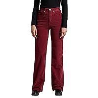 Silver Jeans Co. Women's Highly Desirable High Rise Trouser Leg Pants