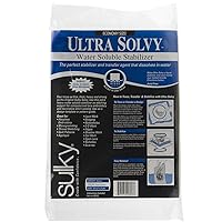 Sulky 408-03 Ultra Solvy Water Soluble Stabilizer , White