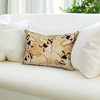 Marina Indoor/Outdoor Power Loomed Easy Care Pillows, Bee Free Honey