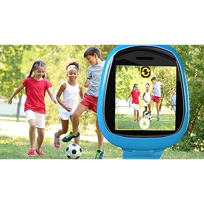 Little Tikes Tobi Robot Smartwatch - Blue with Movable Arms and Legs, Fun Expressions, Sound Effects, Play Games, Track Fitness and Steps, Built-in Cameras for Photo and Video 512 MB | Kids Age 4+