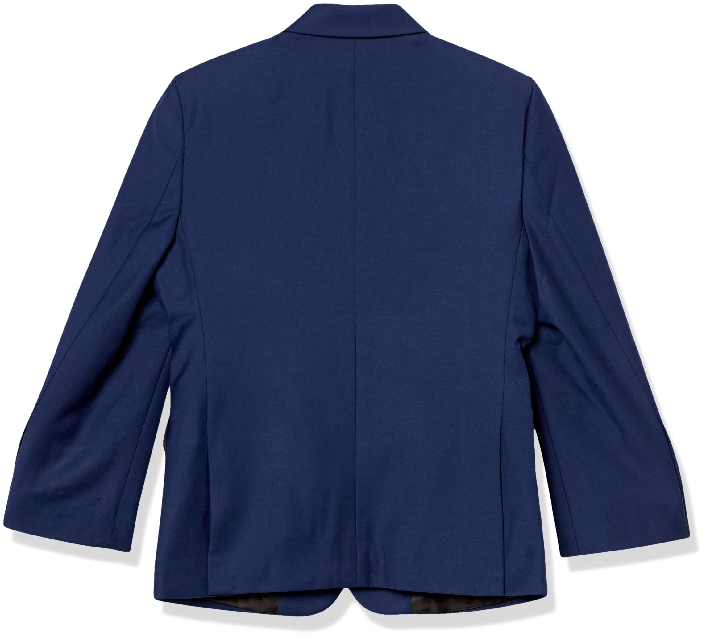 Calvin Klein Boys' Bi-Stretch Blazer Suit Jacket, 2-Button Single Breasted Closure, Buttoned Cuffs & Front Flap Pockets