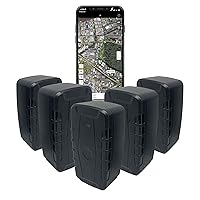 5G Vehicle GPS Tracker 5 Pack Bundle - by Discover It - Advanced Real-Time Tracking System - Over 4000+ Miles Battery Life (6 Month Data Plan)