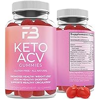 Keto ACV Gummies Advanced Weight Loss, Organic 1000Mg Keto Apple Cider Vinegar Gummies with Vitamin B12, ACV Keto Gummies Support Detox Cleanse, Digestion and Reduces Belly Fat - 60 Gummies
