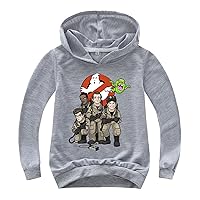 Boys Long Sleeve Hooded Sweatshirts,Kids Child Ghostbusters Novelty Hoodies Pullover for Spring Fall