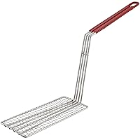 Winco FB-PB Fry Basket Press for Model FB-10 and FB-20 Baskets, Stainless Steel Medium,Silver, Small