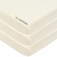 American Baby Company 3 Pack Fitted Mini Crib Sheet 24