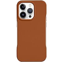 Case for iPhone 14/14 Pro/14 Pro Max, Premium PU Leather Business Case - Frameless Design [Compatible with MagSafe] Shockproof, Drop Proof, Slim Case,Brown,14 Pro Max