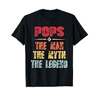 Poppy The Man The Myth The Legend Father's Day Funny Gifts T-Shirt