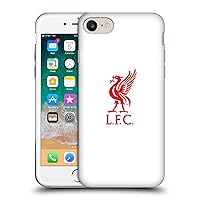 Head Case Designs Officially Licensed Liverpool Football Club Red Logo On White Liver Bird Soft Gel Case Compatible with Apple iPhone 7/8 / SE 2020 & 2022