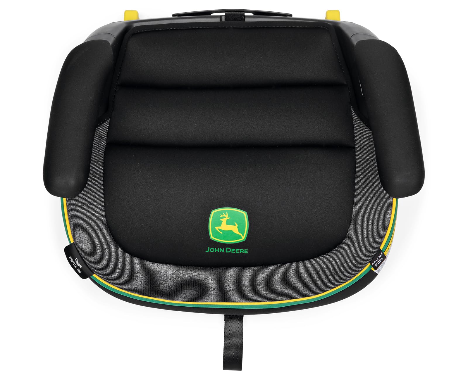 Peg Perego Viaggio Shuttle - Booster Car Seat - for Children from 40 to 120 lbs - Made in Italy - John Deere (Black & Green)