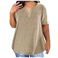 Oversized Graphic Tees for Women,Plus Size Tops Womens Summer Fashion Vneck Short Sleeve Oversized T Shirts Casual Baggy Graphic Blouse Summer Tops for Women 2024