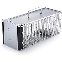 Faicuk Heavy Duty Squirrel Trap Chipmunk Trap Rat Trap and Other Similar-Size Rodents - 16.3” x 6” x 6.7”