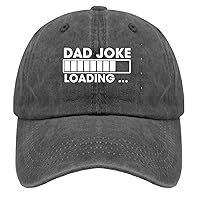 DAD Joke Loading Hat for Men Baseball Cap Stylish Washed Workout Hats Breathable