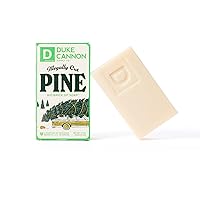 Duke Cannon Supply Co. Big Brick of Soap Bar for Men Holiday Edition Illegally Cut Pine (Fresh Split Pine Scent) Multi-Pack- Superior Grade, Extra Large, Paraben-free, Cruelty-Free, 10 oz (1 Pack)