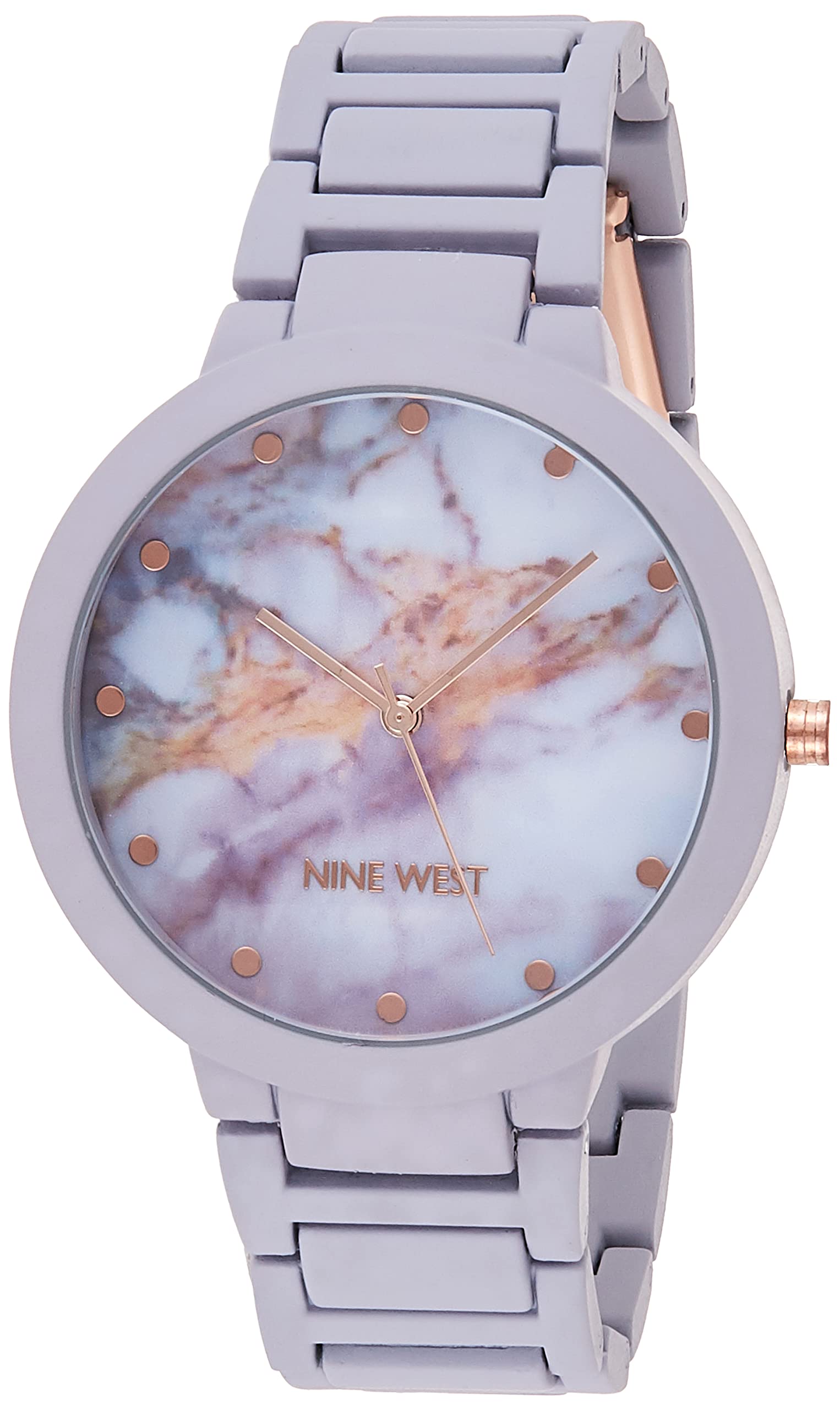 Nine West Women's Rubberized Bracelet Watch