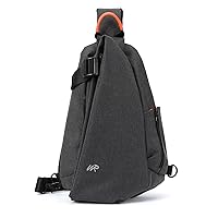 Waterproof Sling Bag for Men,Sling Backpack with USB Charger Crossbody one strap backpack Anti-Theft,Causal