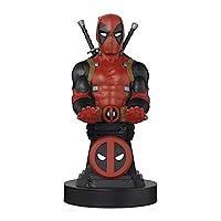 Marvel: Deadpool Plinth - Original Mobile Phone & Gaming Controller Holder, Device Stand, Cable Guys, Licensed Figure