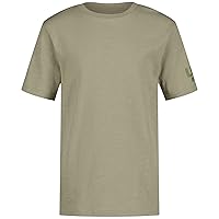 Boys' Short Sleeve Key Solid Crew Neck T-Shirt
